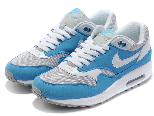 New Men'S Nike Air Max Blue /White